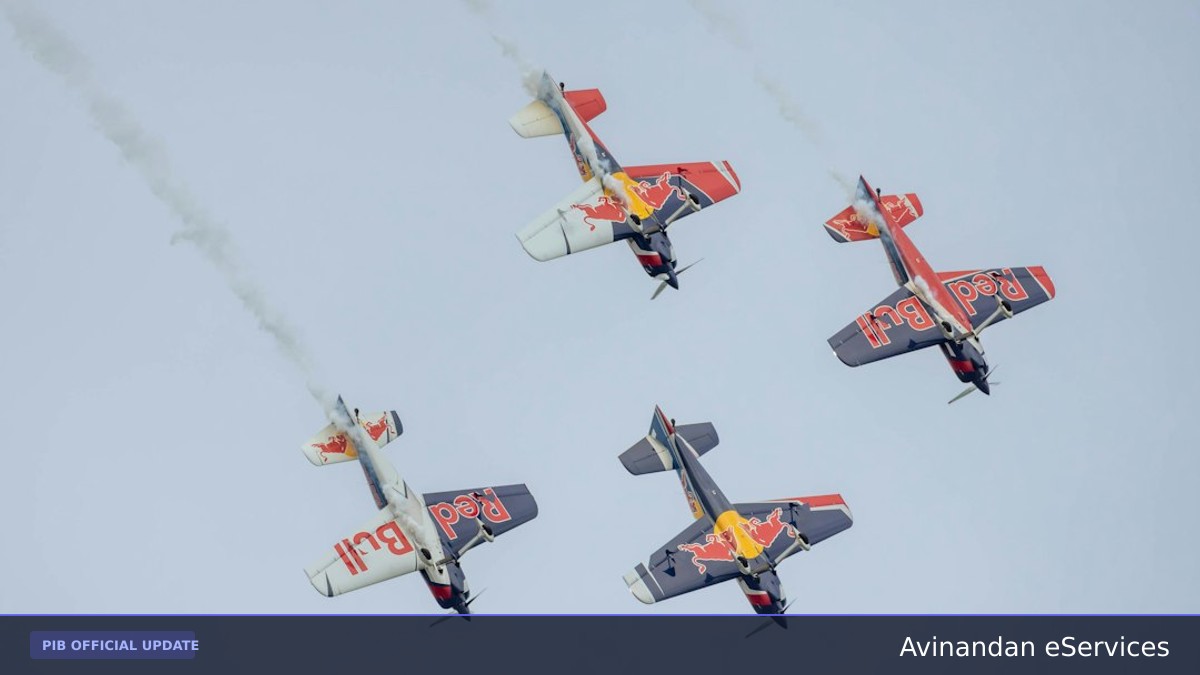 Suryakiran Aerobatic Team Paints Meerut Skies Red and White in Historic First-Ever Air Show