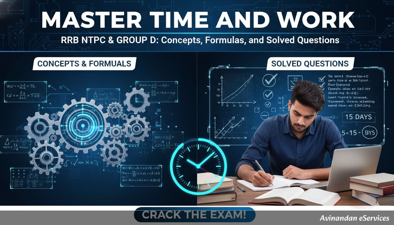 Master Time and Work for RRB NTPC & Group D: Concepts, Formulas, and Solved Questions