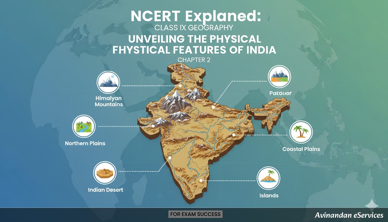 NCERT Explained: Class IX Geography, Chapter 2 - Unveiling the Physical Features of India
