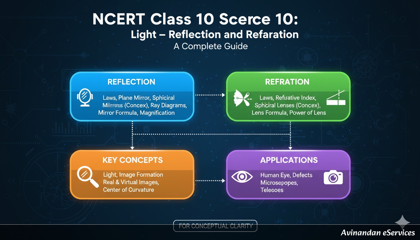 NCERT Class 10 Science Chapter 10: Light – Reflection and Refraction - A Complete Guide