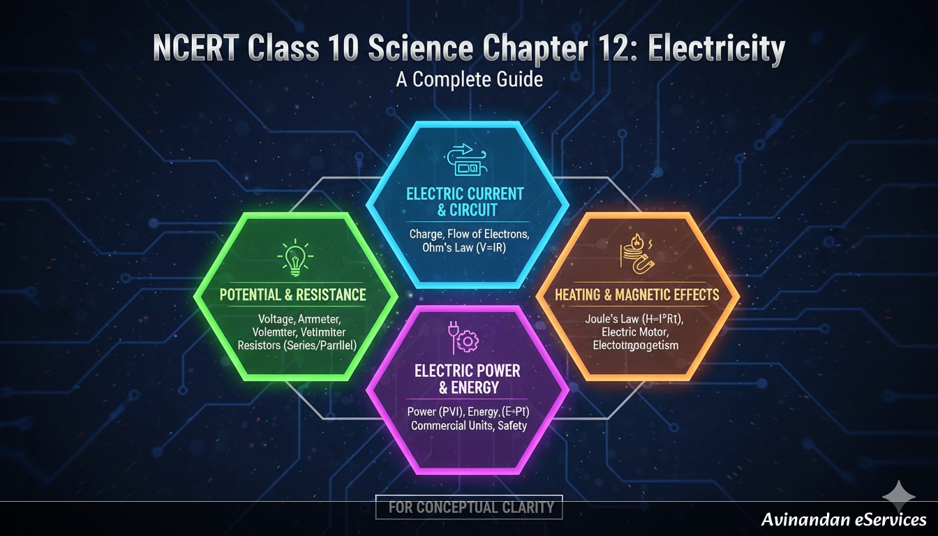 NCERT দশম শ্রেণীর বিজ্ঞান অধ্যায় ১২: তড়িৎ - একটি পূর্ণাঙ্গ আলোচনা