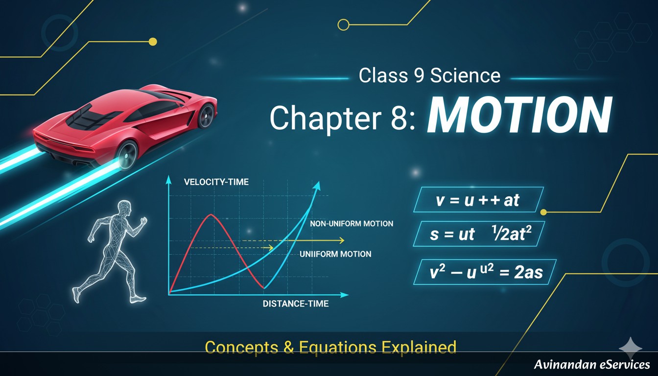 NCERT Class 9 Science Chapter 8: Motion - A Complete Guide to Concepts and Equations