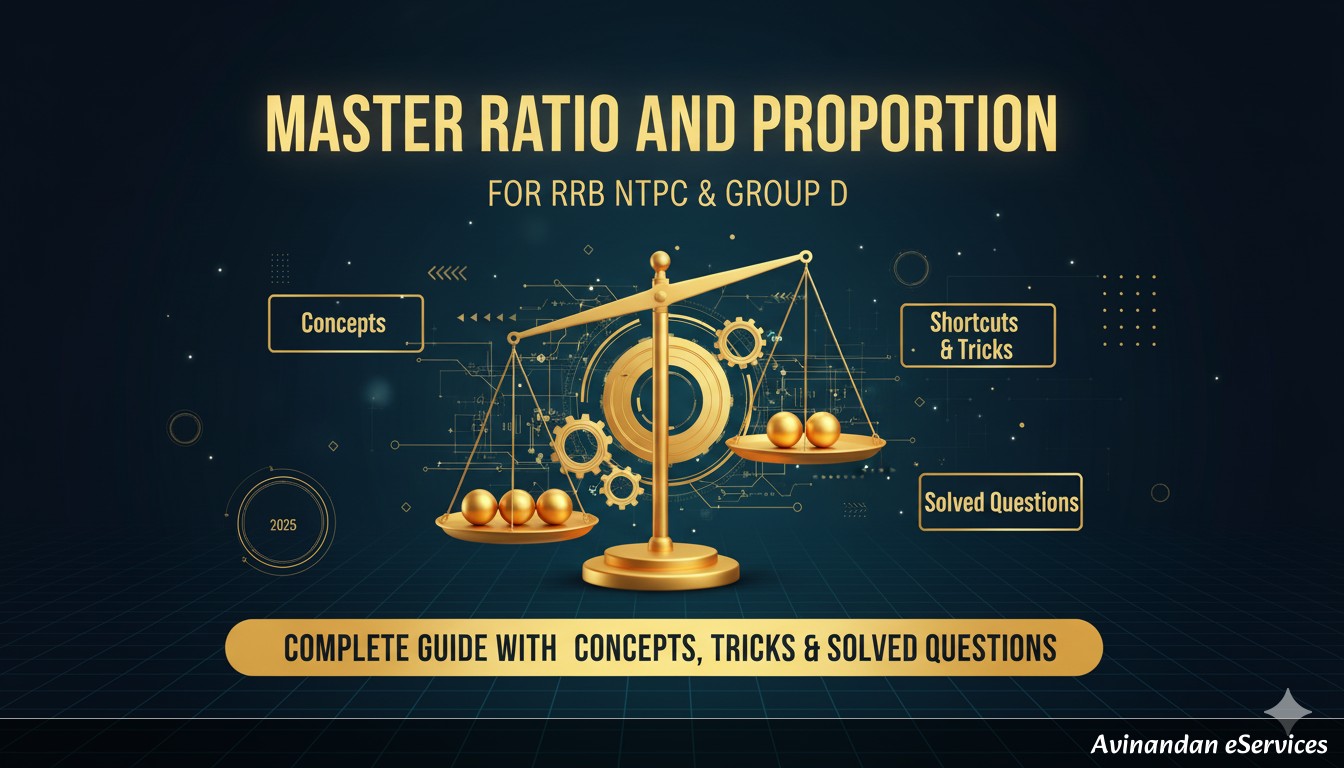 Master Ratio and Proportion for RRB NTPC & Group D: Complete Guide with Concepts, Tricks & Solved Questions