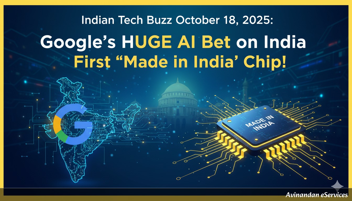 Indian Tech Buzz October 18, 2025: Google's HUGE AI Bet on India & First 'Made in India' Chip!