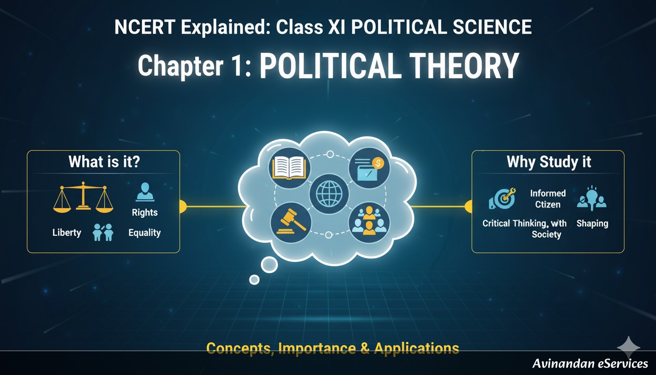 NCERT Explained: Class XI Political Science, Chapter 1 - What is Political Theory and Why Should We Study It?