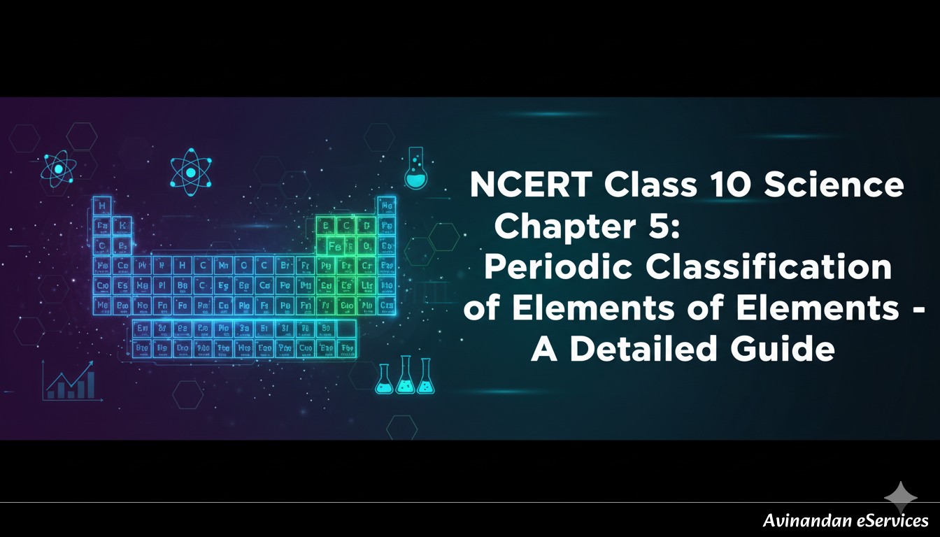 NCERT Class 10 Science Chapter 5: Periodic Classification of Elements - A Detailed Guide