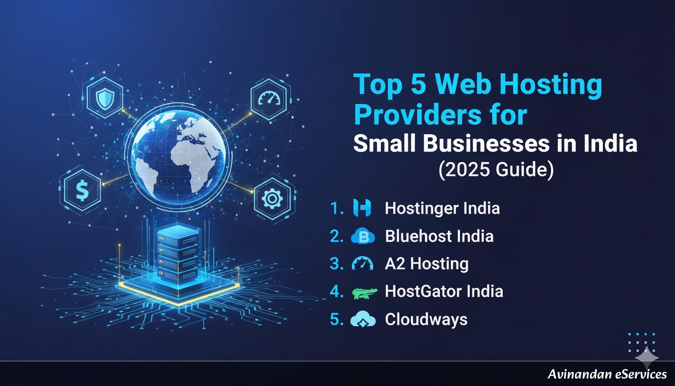 Top 5 Web Hosting Providers for Small Businesses in India (2025 Guide)