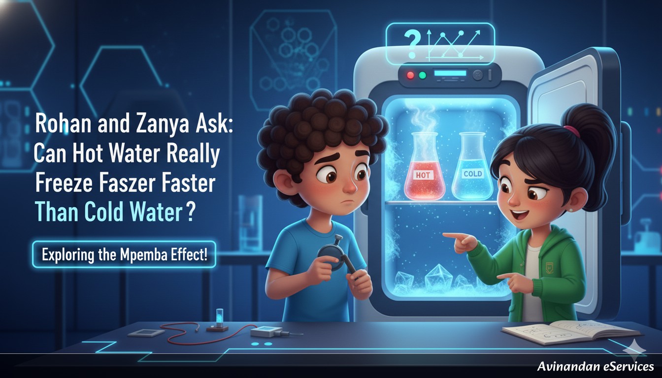 Rohan and Priya Ask: Can Hot Water Really Freeze Faster Than Cold Water?
