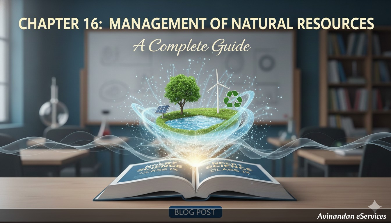 NCERT Class 10 Science Chapter 16: Management of Natural Resources - A Complete Guide