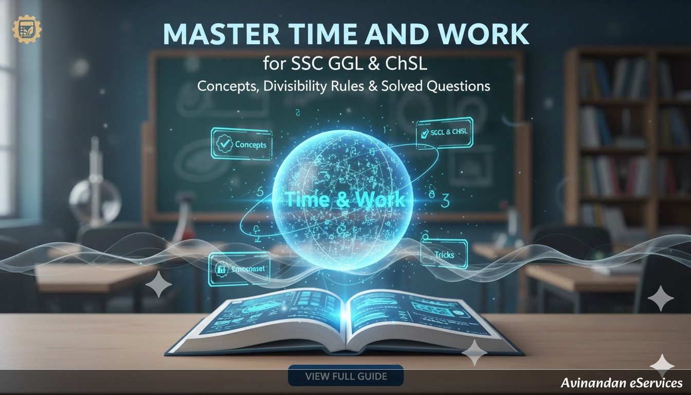 Master Time and Work for SSC CGL & CHSL: Concepts, Tricks & Solved Questions