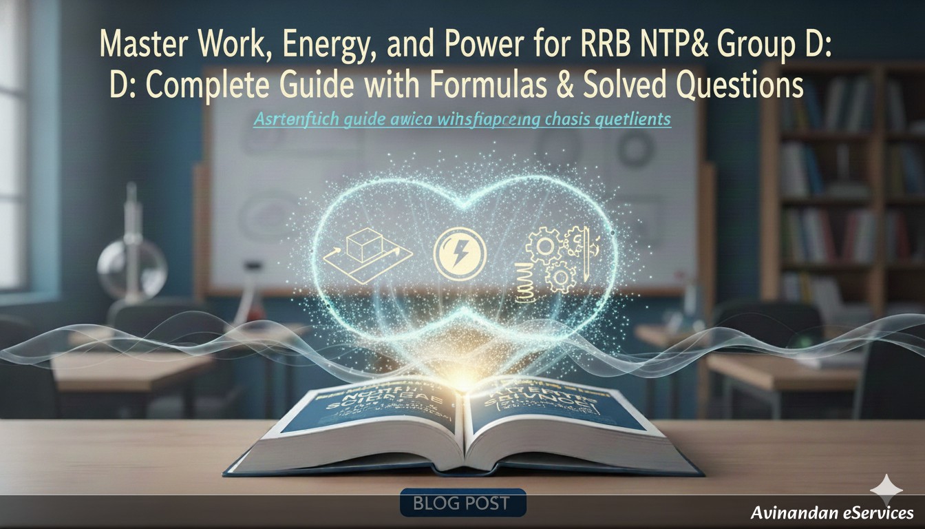 Master Work, Energy, and Power for RRB NTPC & Group D: Complete Guide with Formulas & Solved Questions