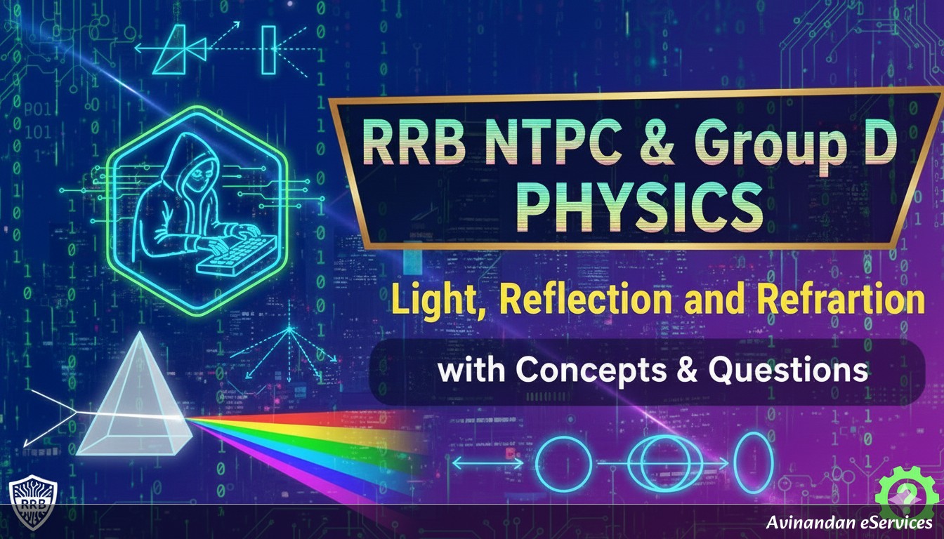 RRB NTPC & Group D Physics: Master Light, Reflection, and Refraction with Concepts & Questions