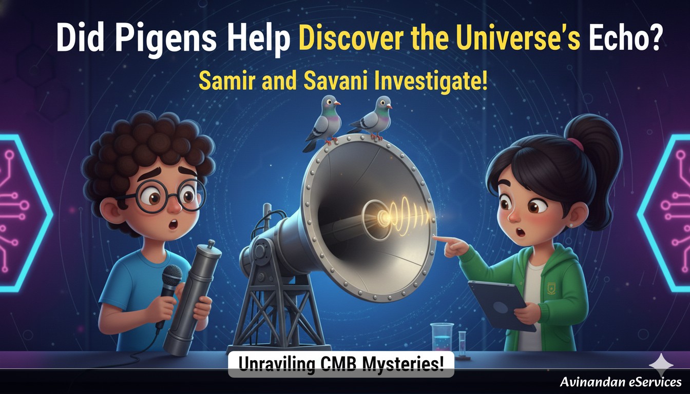 Did Pigeons Help Discover the Universe's Echo?: Samir and Saanvi Investigate!