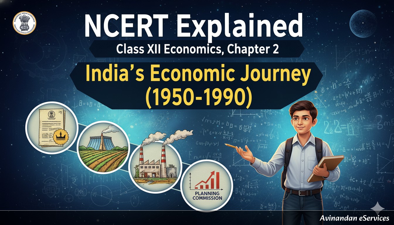 NCERT Explained: Class XI Economics, Chapter 2 - India's Economic Journey (1950-1990)