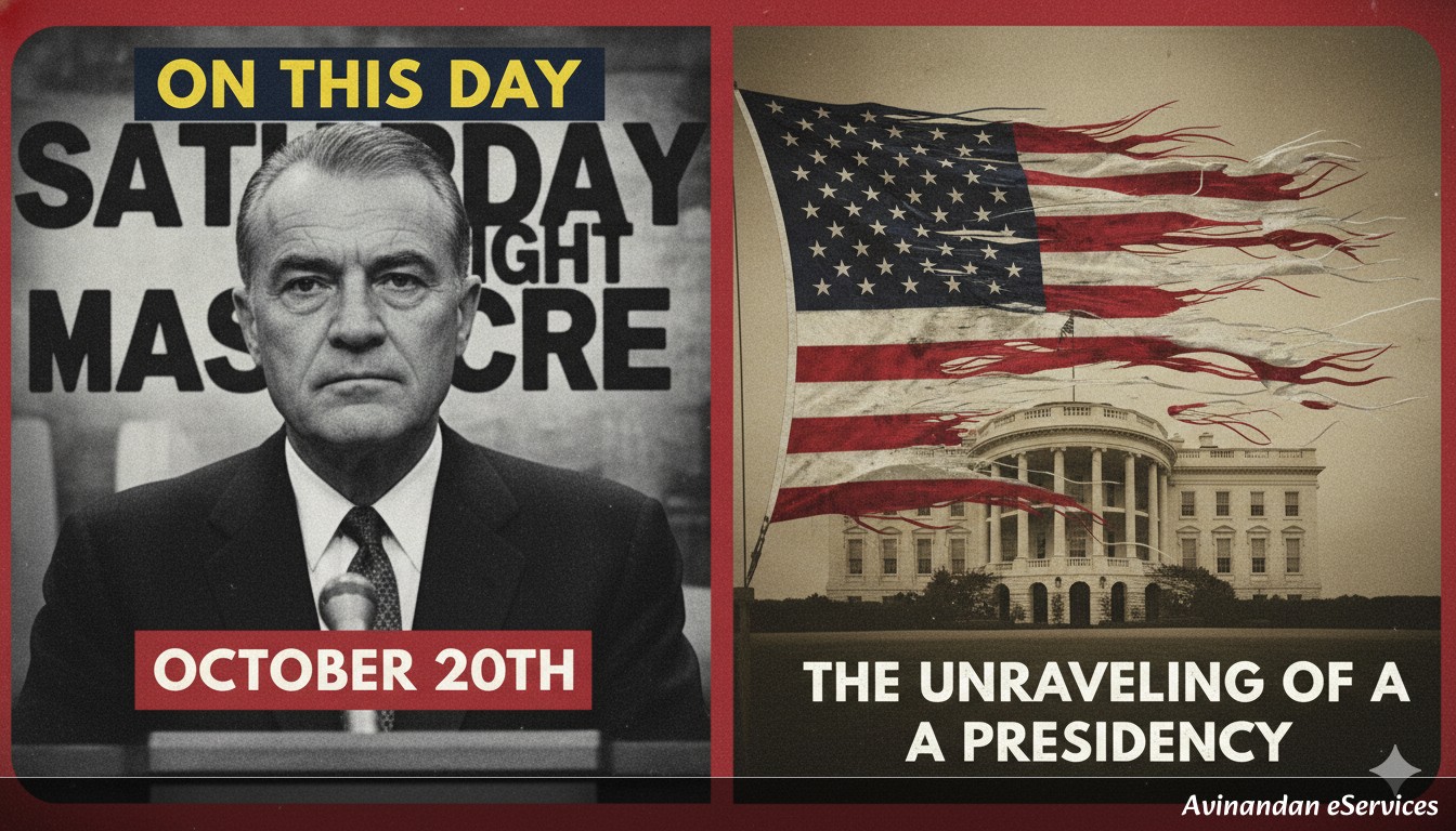 On This Day, October 20th: The Saturday Night Massacre and the Unraveling of a Presidency