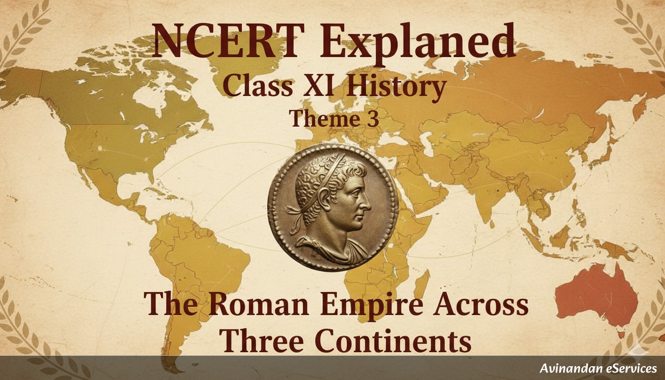 NCERT Explained: Class XI History, Theme 3 - The Roman Empire Across Three Continents
