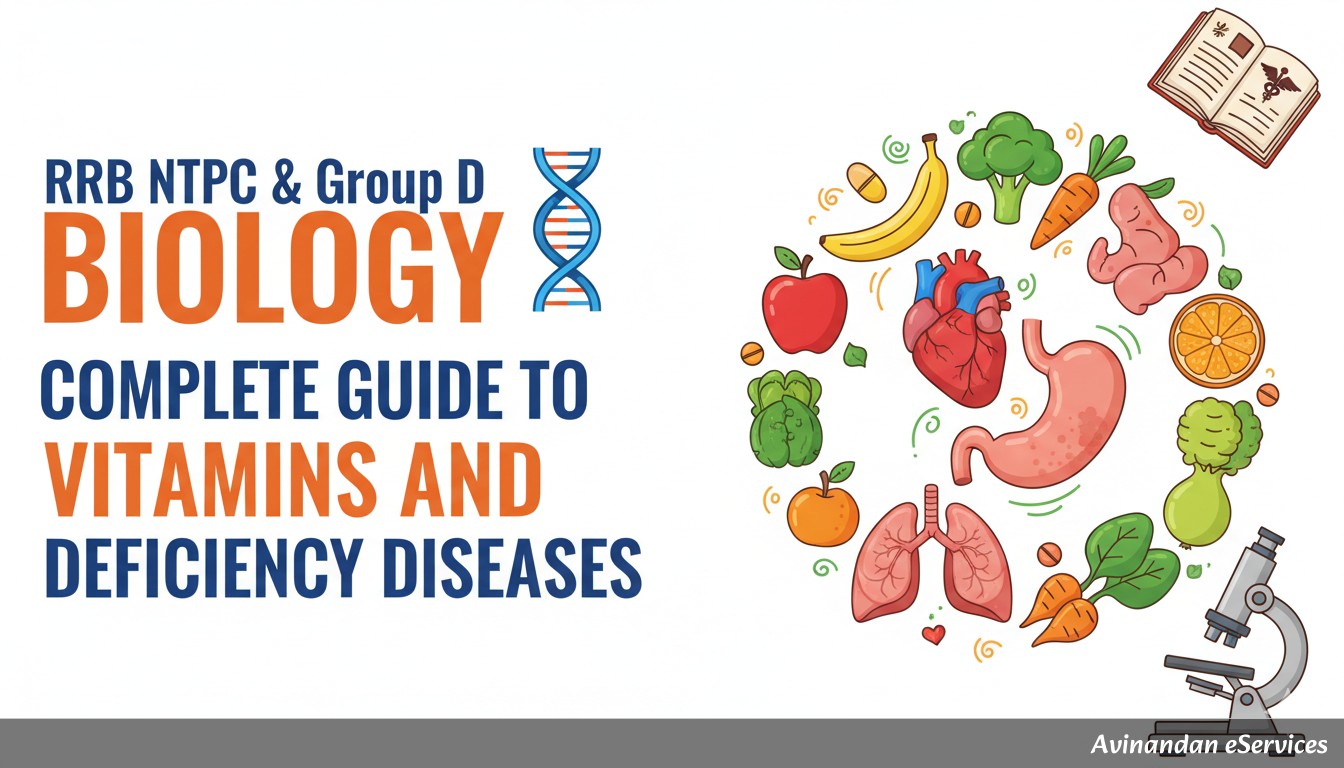 RRB NTPC & Group D Biology: Complete Guide to Vitamins and Deficiency Diseases