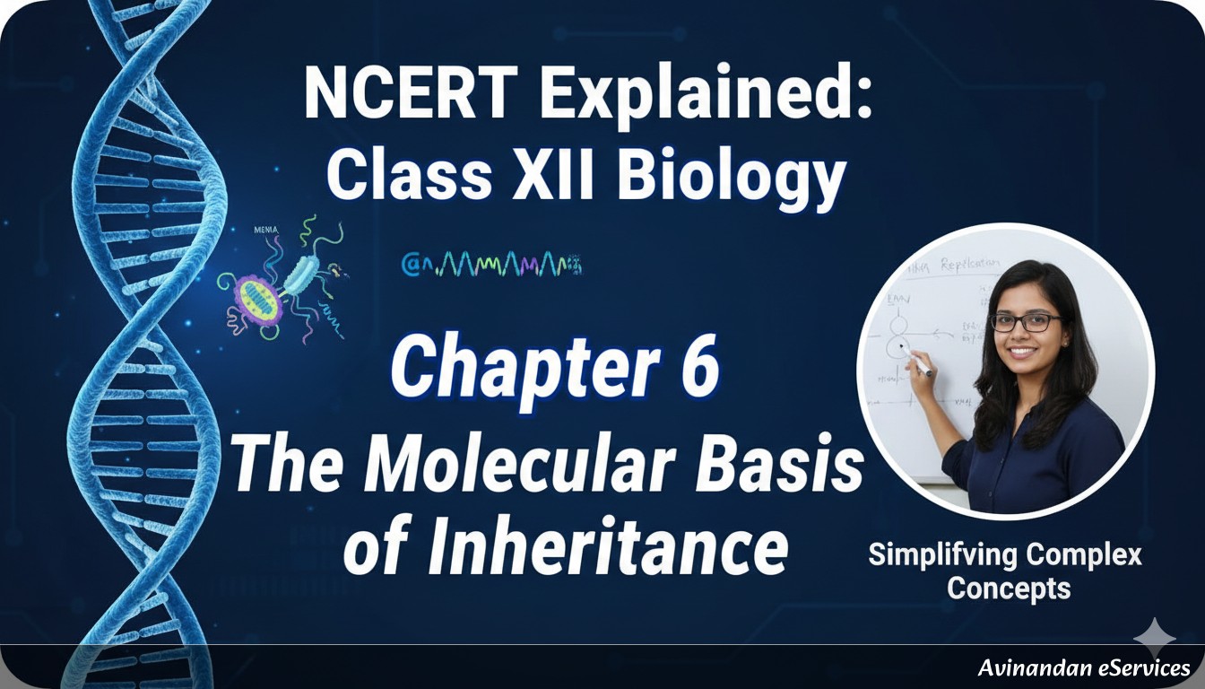 NCERT Explained: Class XII Biology, Chapter 6 - The Molecular Basis of Inheritance