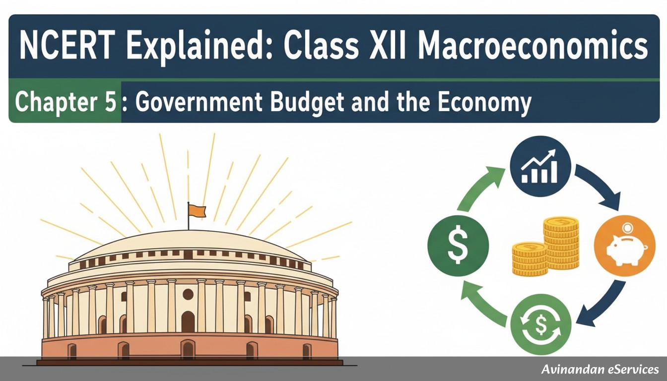 NCERT Explained: Class XII Macroeconomics, Chapter 5 - Government Budget and the Economy