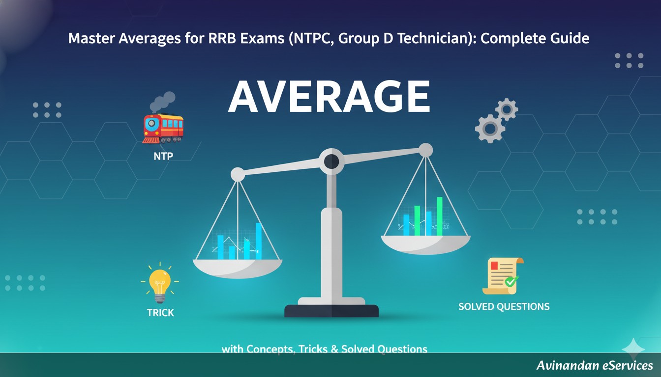 Master Averages for RRB Exams (NTPC, Group D, Technician): Complete Guide with Concepts, Tricks & Solved Questions
