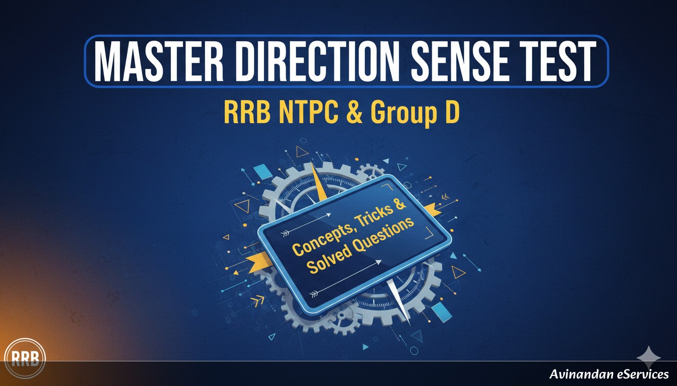 Master Direction Sense Test for RRB NTPC & Group D: Concepts, Tricks & Solved Questions