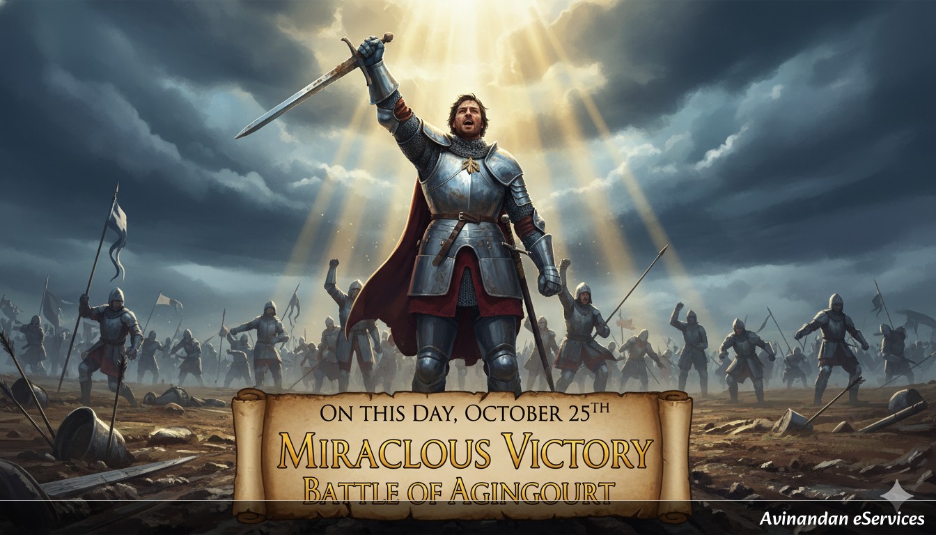 On This Day, October 25th: The Miraculous Victory at the Battle of Agincourt