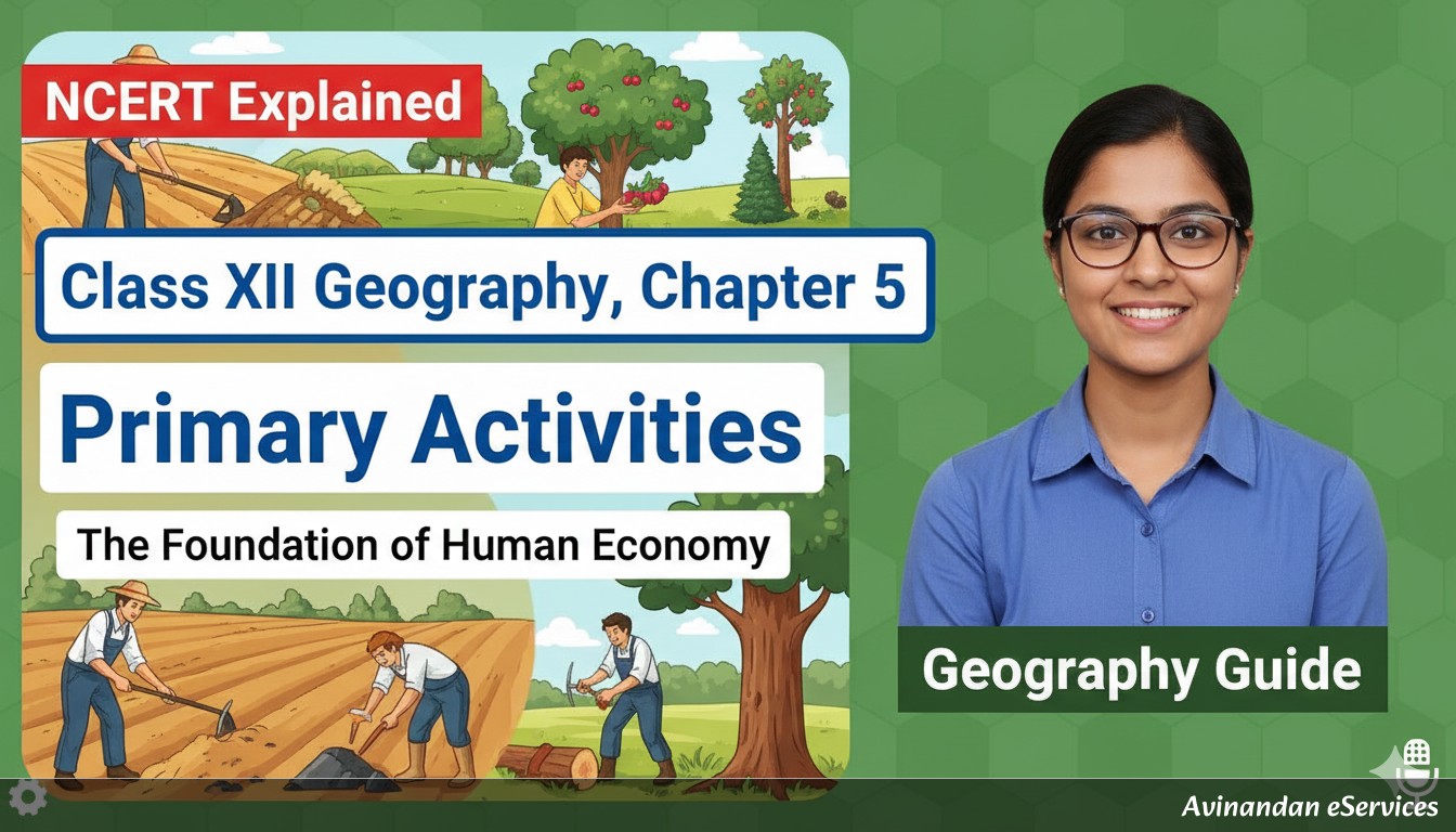NCERT Explained: Class XII Geography, Chapter 5 - Primary Activities: The Foundation of Human Economy
