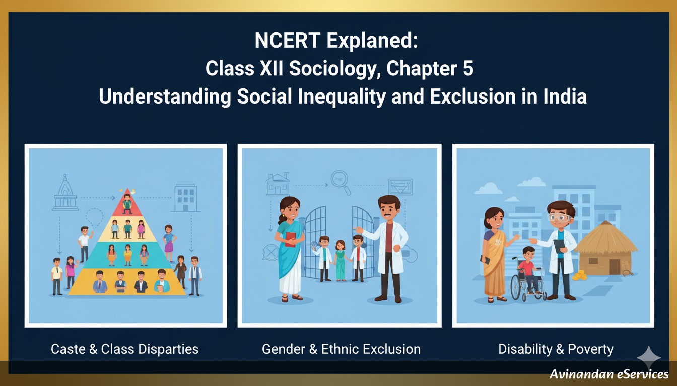 NCERT Explained: Class XII Sociology, Chapter 5 - Understanding Social Inequality and Exclusion in India