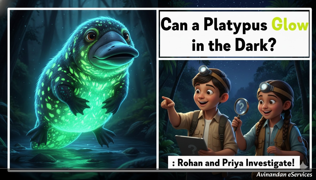 Can a Platypus Glow in the Dark?: Rohan and Priya Investigate!