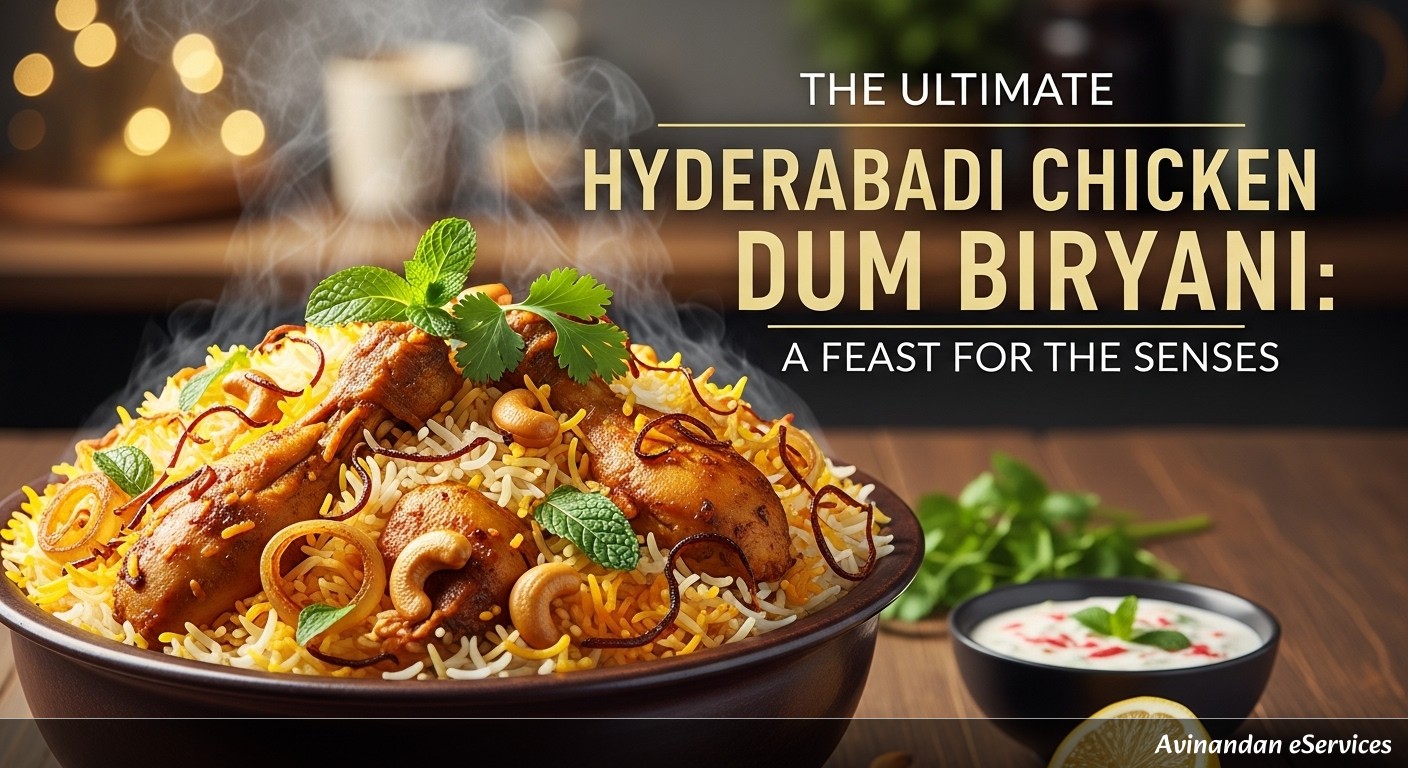 The Ultimate Hyderabadi Chicken Dum Biryani: A Feast for the Senses