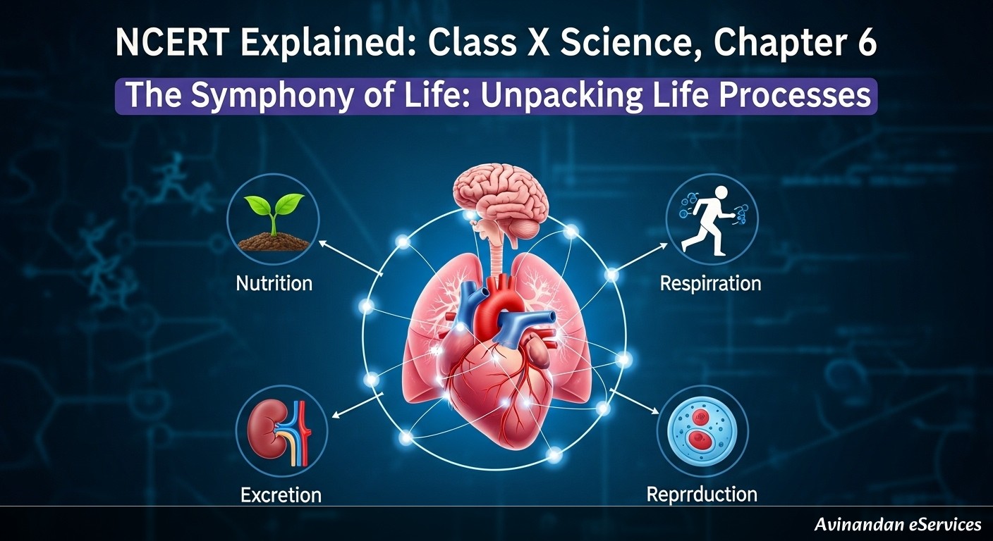 NCERT Explained: Class X Science, Chapter 6 - The Symphony of Life: Unpacking Life Processes