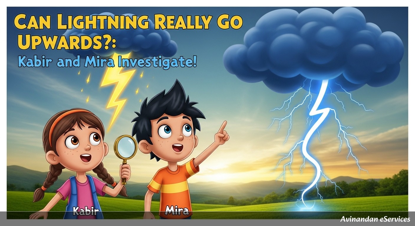 Can Lightning Really Go Upwards?: Kabir and Mira Investigate!
