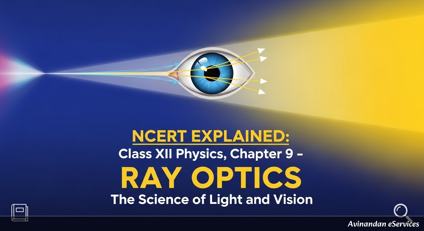 NCERT Explained: Class XII Physics, Chapter 9 - Ray Optics: The Science of Light and Vision