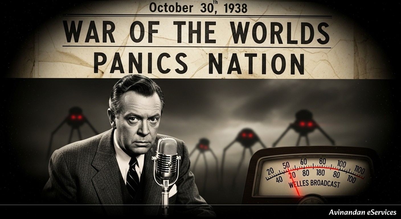 On This Day, October 30th: The Broadcast That Panicked a Nation - Orson Welles' 'War of the Worlds'