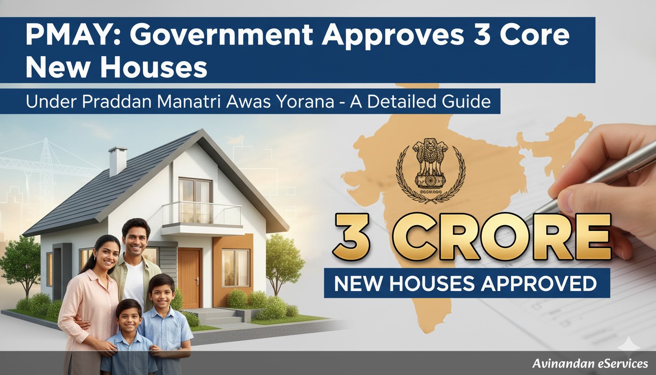 PMAY: Government Approves 3 Crore New Houses Under Pradhan Mantri Awas Yojana - A Detailed Guide