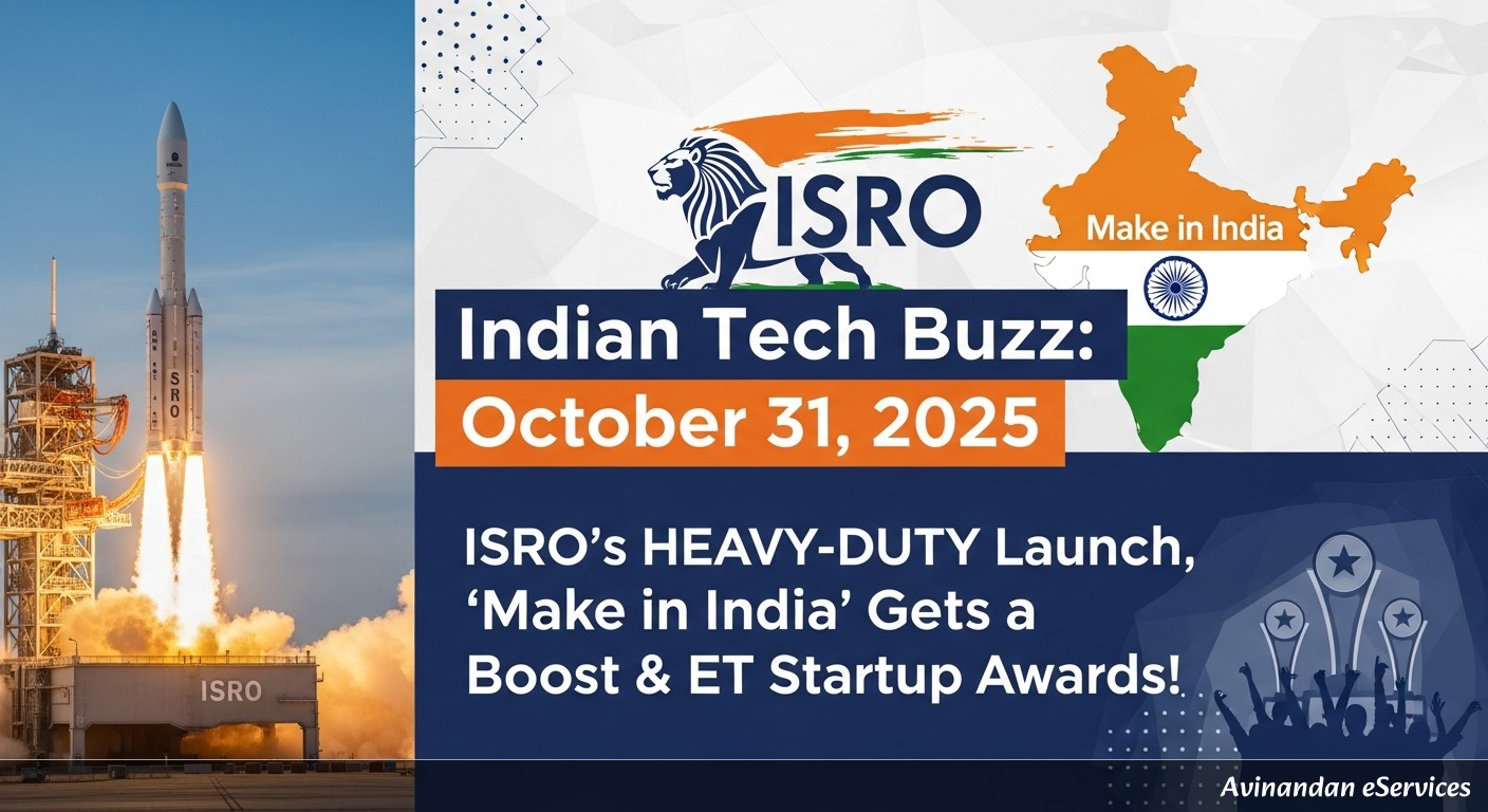 Indian Tech Buzz: October 31, 2025 - ISRO's HEAVY-DUTY Launch, 'Make in India' Gets a Boost & ET Startup Awards!