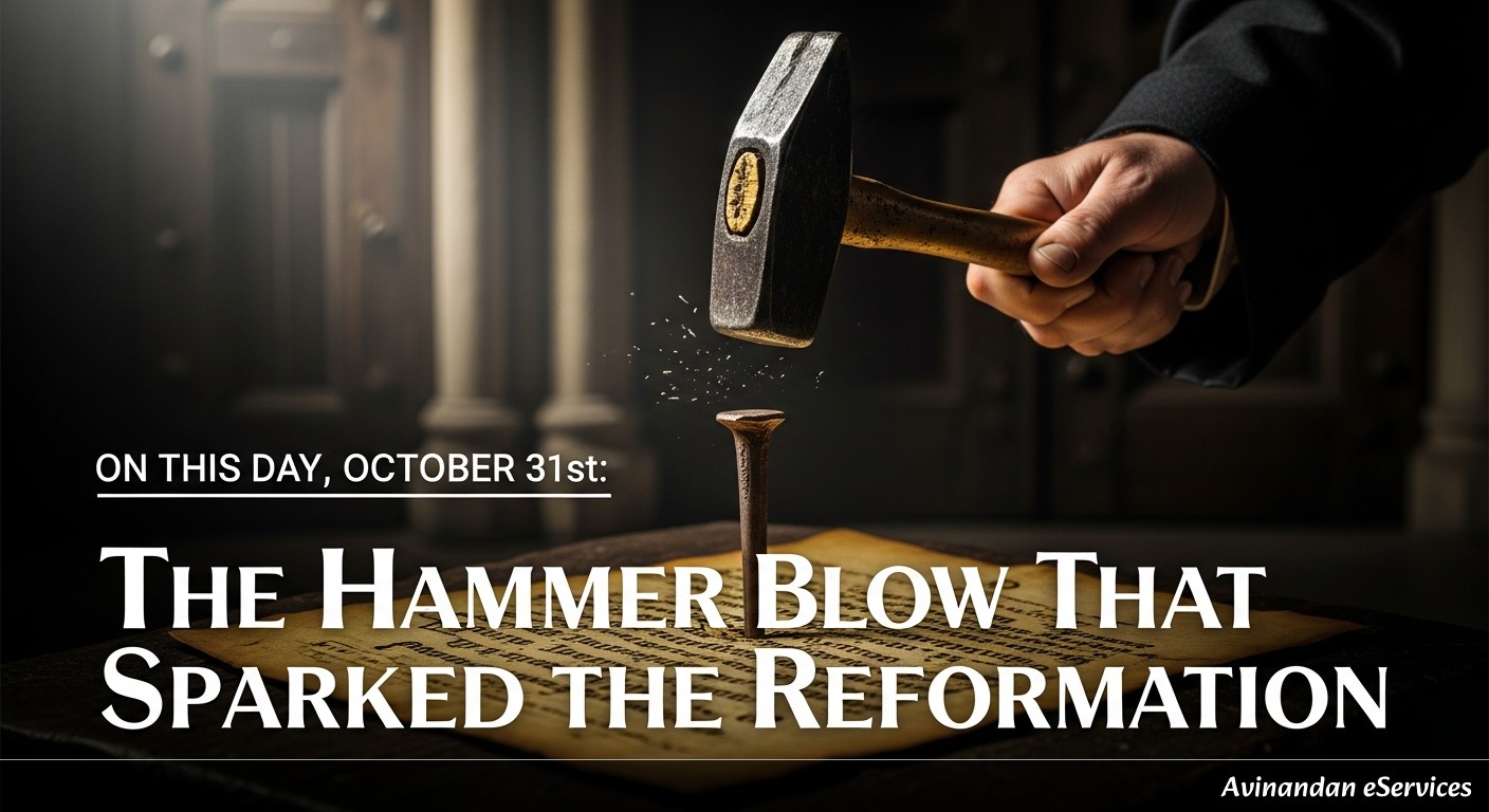 On This Day, October 31st: The Hammer Blow That Sparked the Reformation