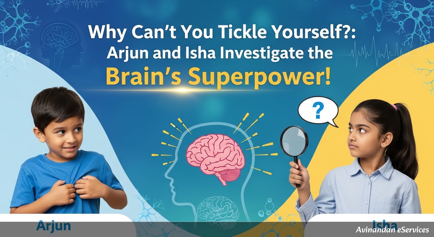 Why Can't You Tickle Yourself?: Arjun and Isha Investigate the Brain's Superpower!