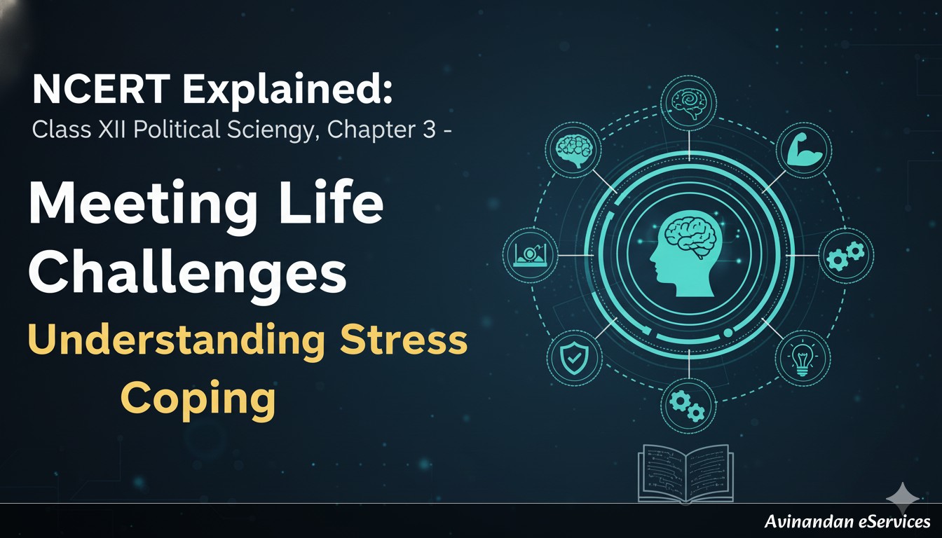 NCERT Explained: Class XII Psychology, Chapter 3 - Meeting Life Challenges: Understanding Stress and Coping
