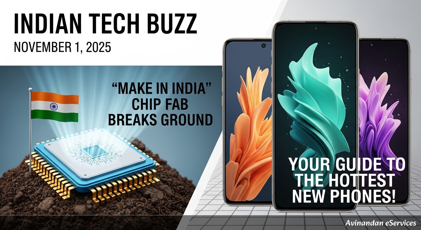 Indian Tech Buzz November 1, 2025: 'Make in India' Chip Fab Breaks Ground & Your Guide to the Hottest New Phones!
