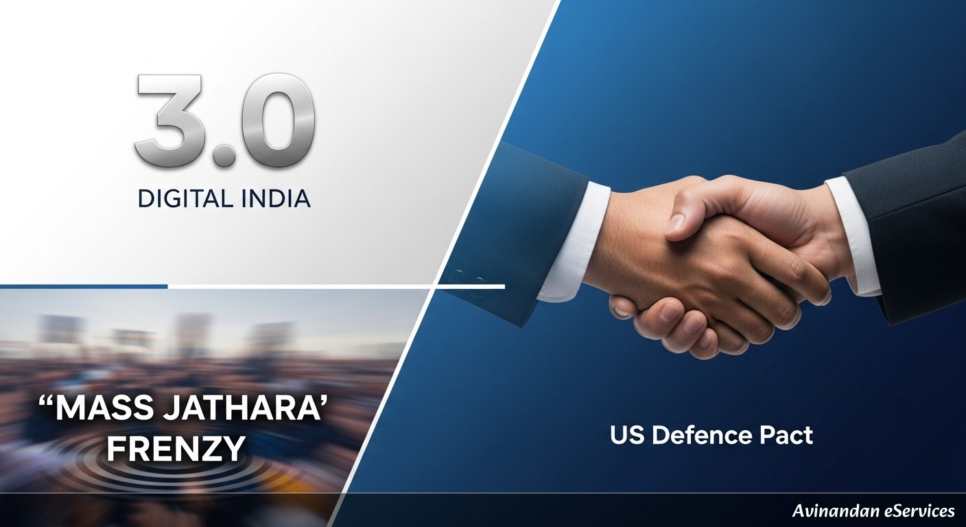 India's Trending Now: Digital India 3.0, Landmark US Defence Pact, and 'Mass Jathara' Frenzy