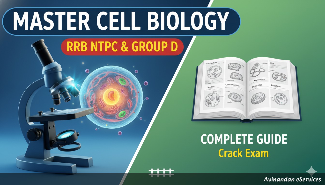 Master Cell Biology for RRB NTPC & Group D: Complete Guide to Cell Structure, Organelles & Functions