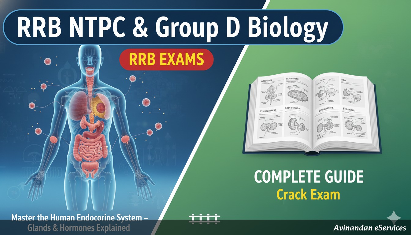 RRB NTPC & Group D Biology: Master the Human Endocrine System – Glands & Hormones Explained