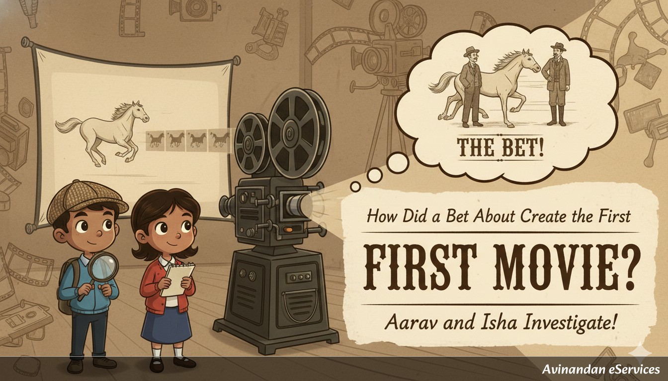 How Did a Bet About a Horse Create the First Movie?: Aarav and Isha Investigate!