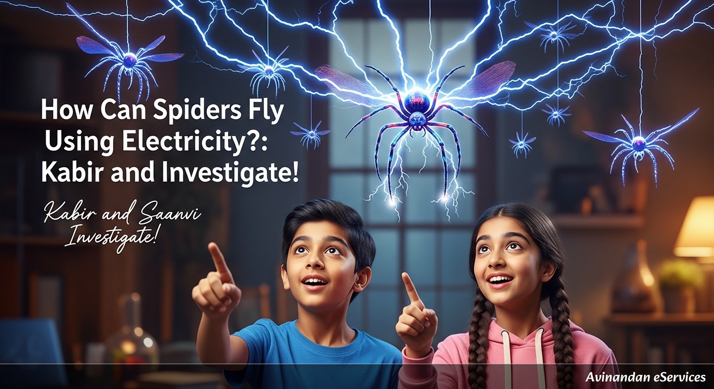 How Can Spiders Fly Using Electricity?: Kabir and Saanvi Investigate!