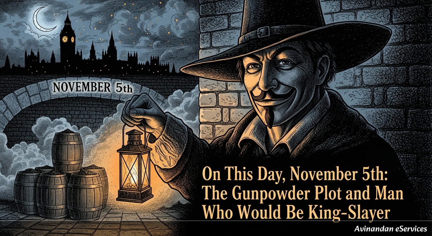 On This Day, November 5th: The Gunpowder Plot and the Man Who Would Be King-Slayer