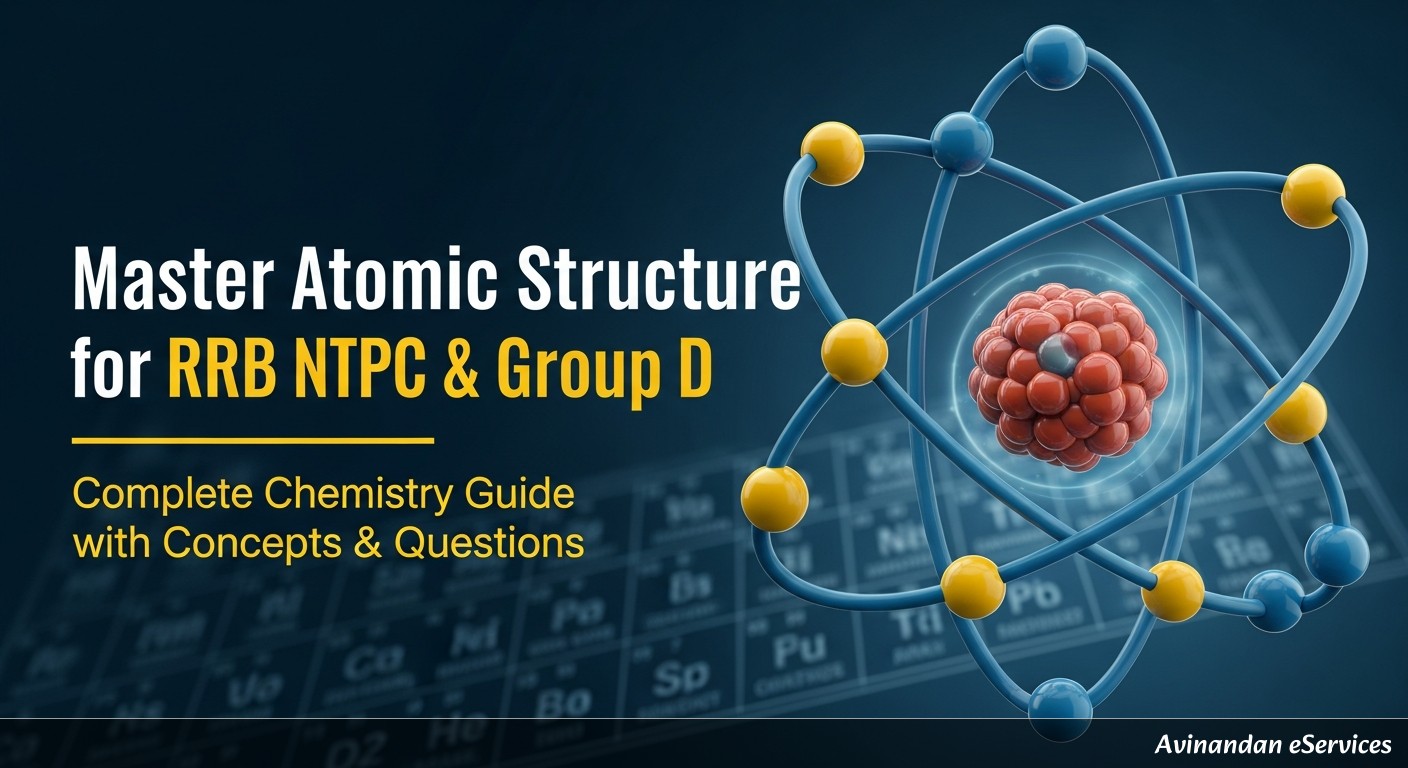 Master Atomic Structure for RRB NTPC & Group D: Complete Chemistry Guide with Concepts & Questions