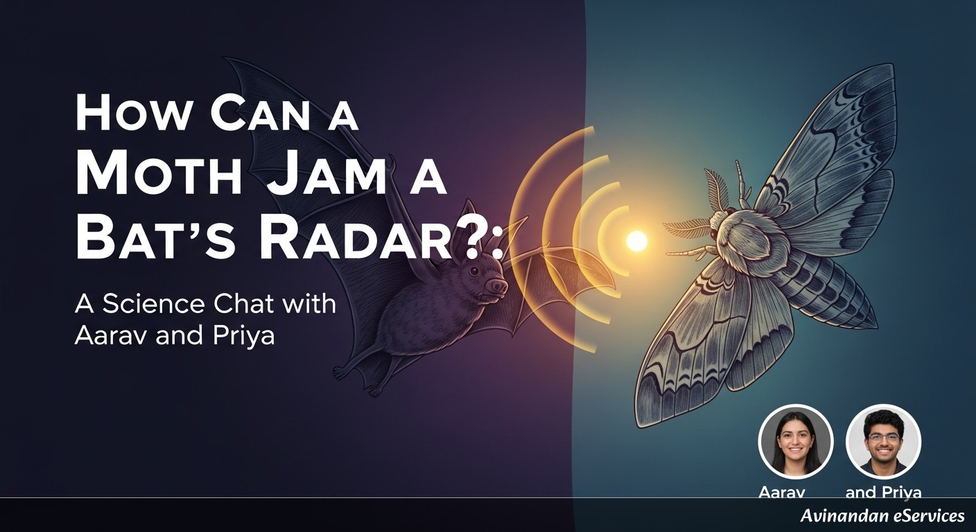 How Can a Moth Jam a Bat's Radar?: A Science Chat with Aarav and Priya