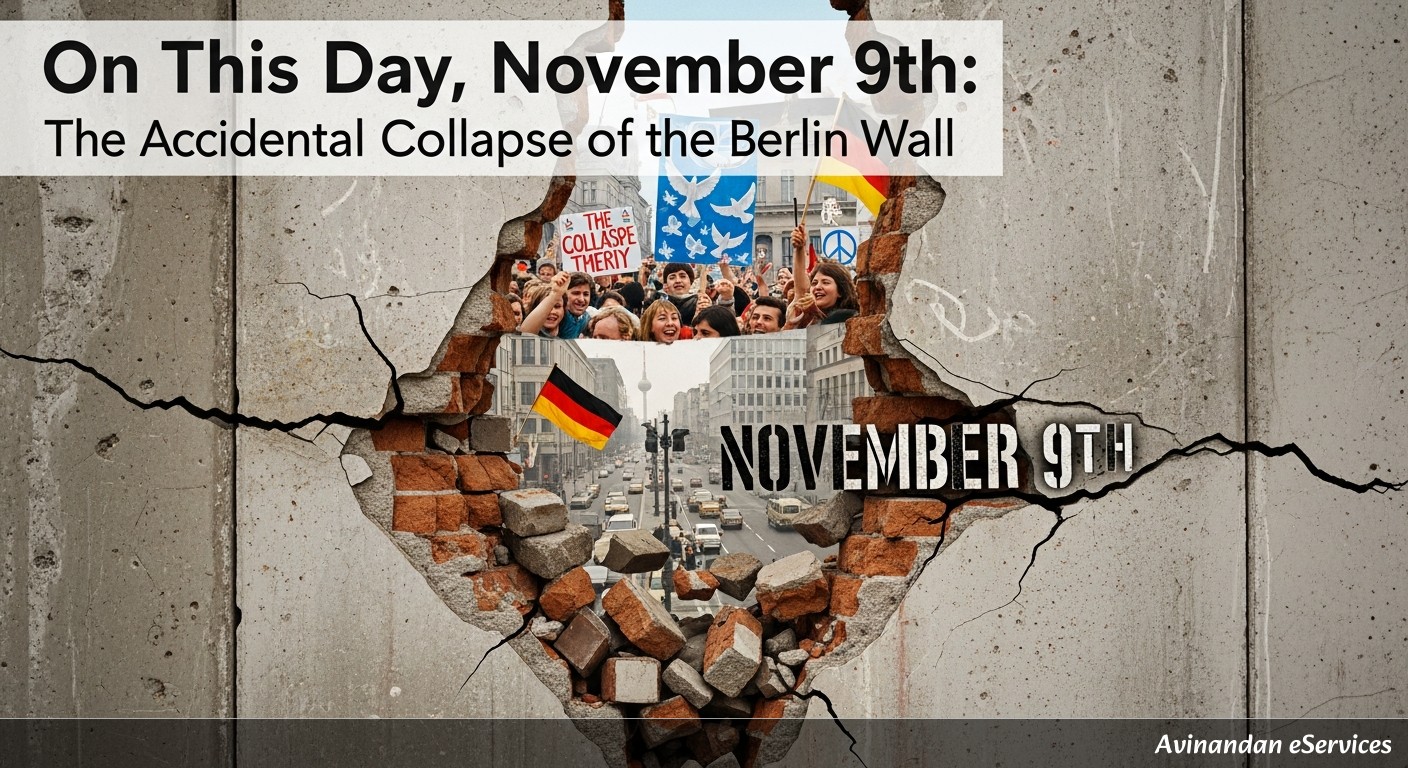On This Day, November 9th: The Accidental Collapse of the Berlin Wall
