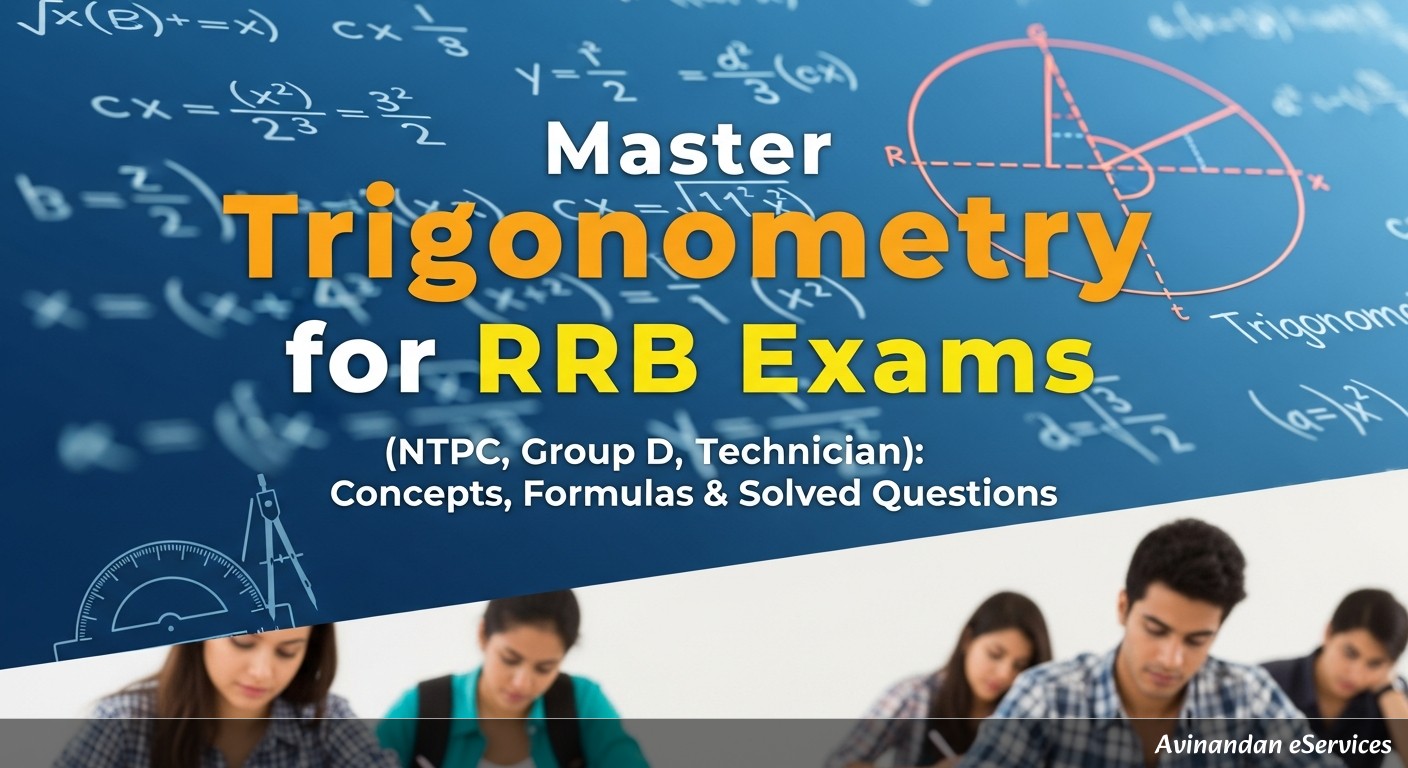Master Trigonometry for RRB Exams (NTPC, Group D, Technician): Concepts, Formulas & Solved Questions